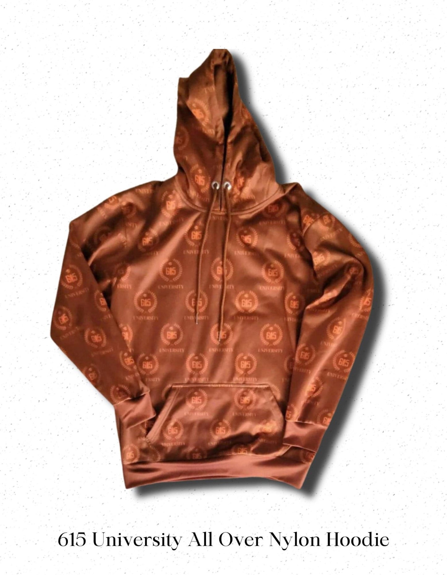 615 University All Over Nylon Hoodie