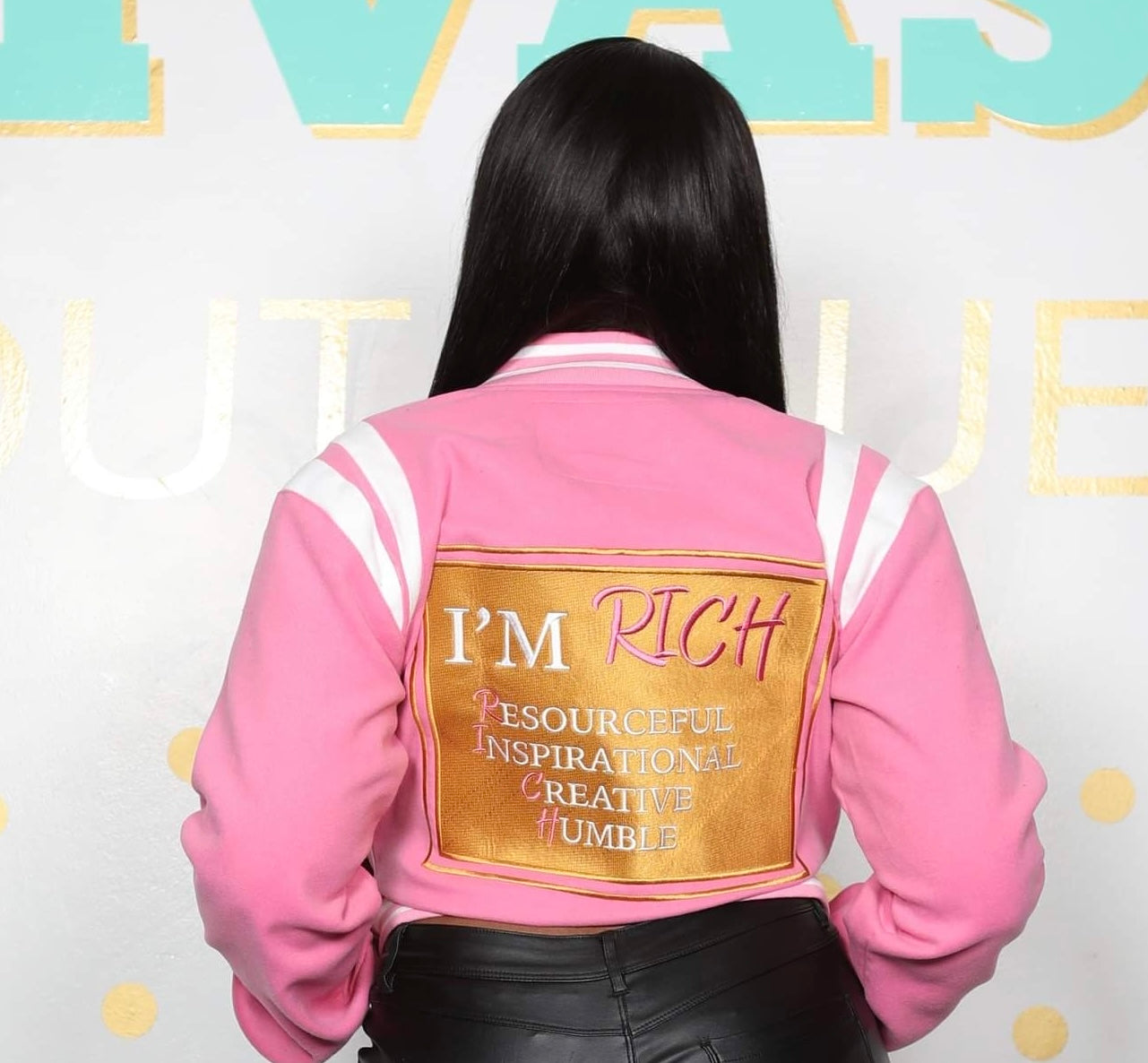 Im Rich Pink Cropped Jacket