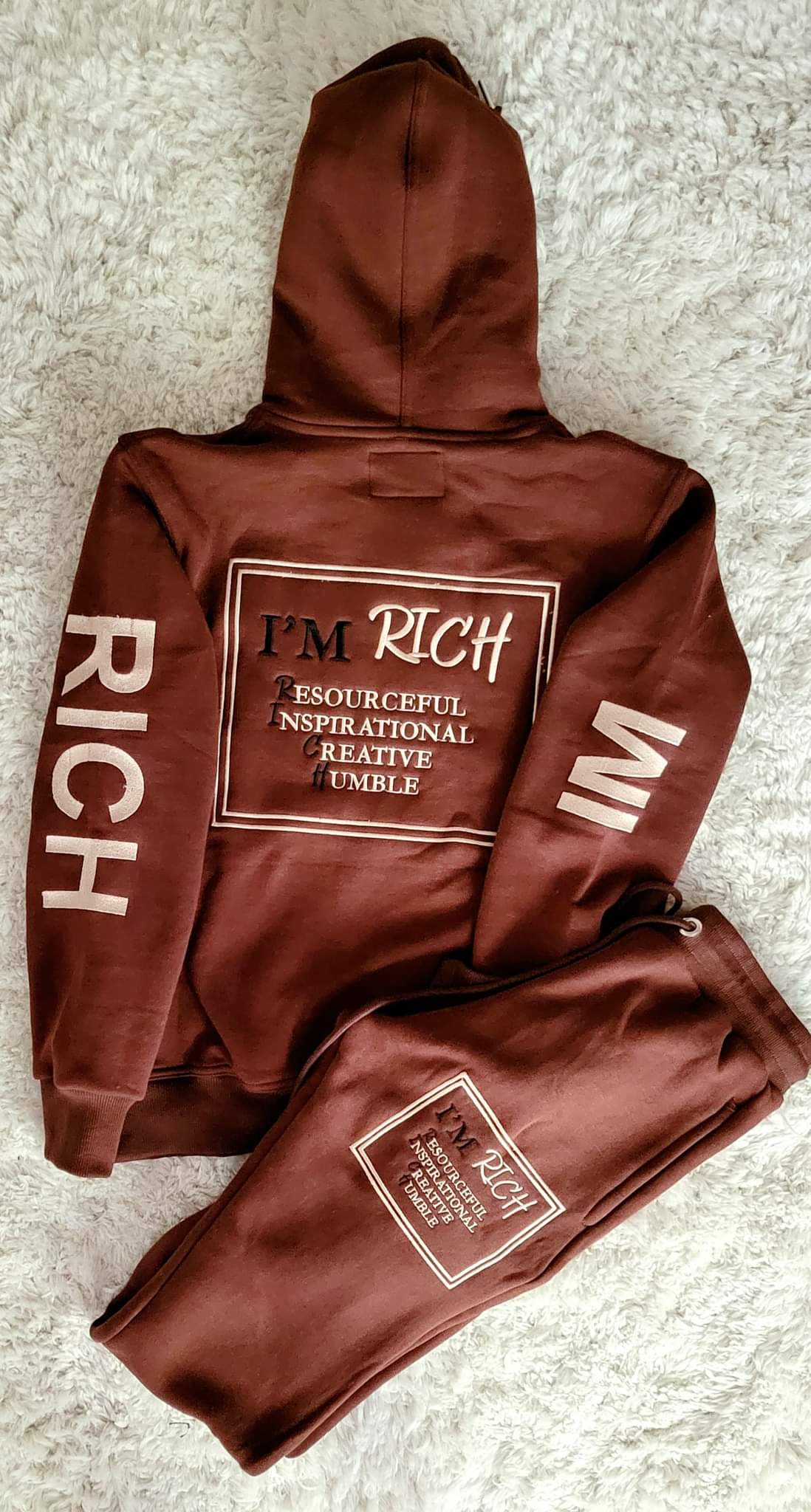 Im Rich LV inspired Jogging Suit