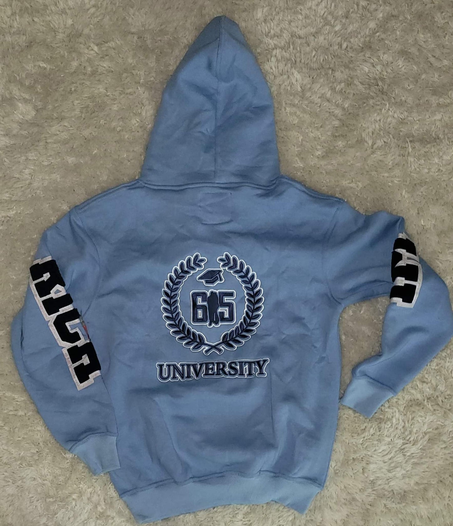 Im Rich Powder Blue Hoodie