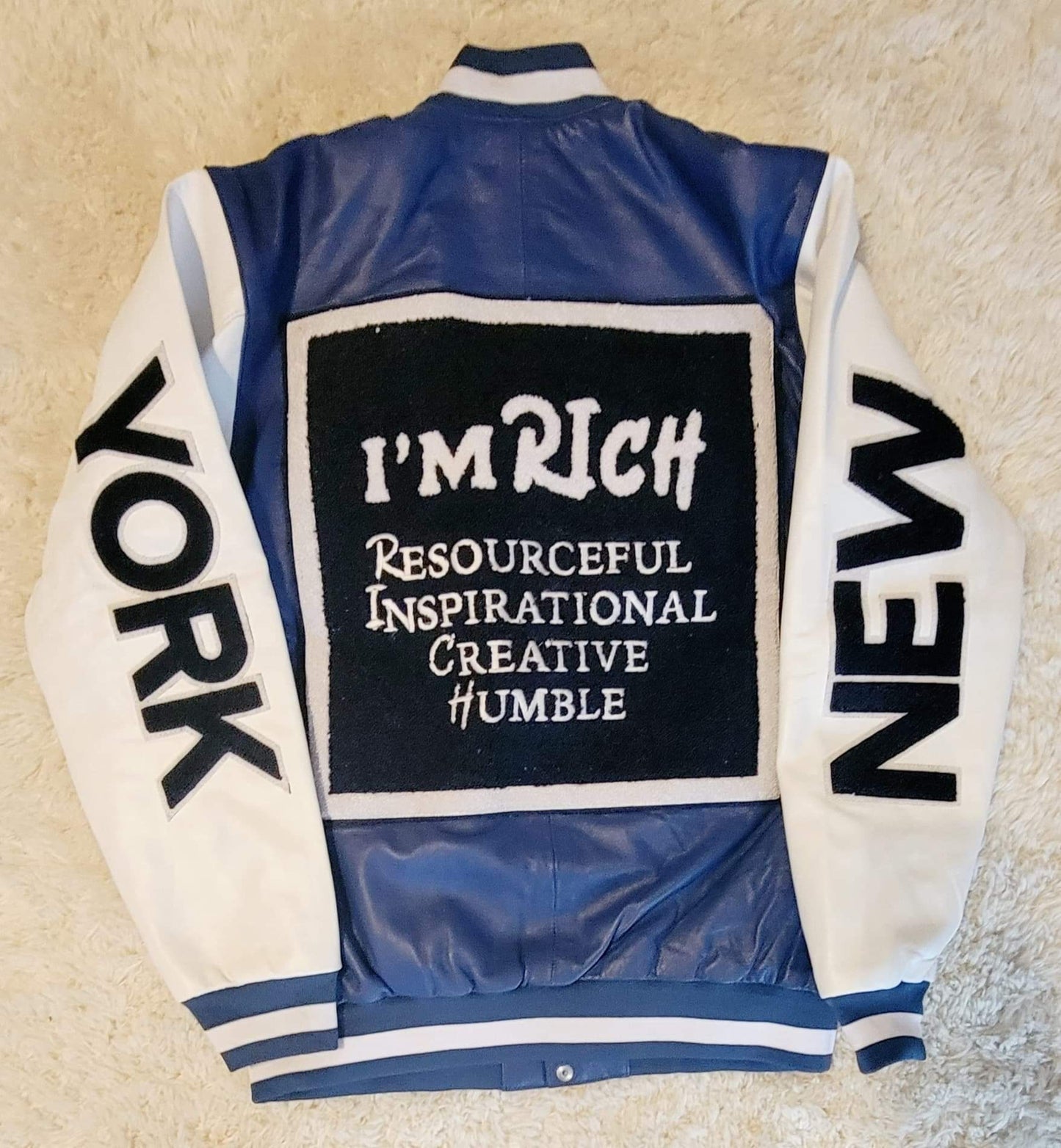 Im Rich New York Varsity Jacket