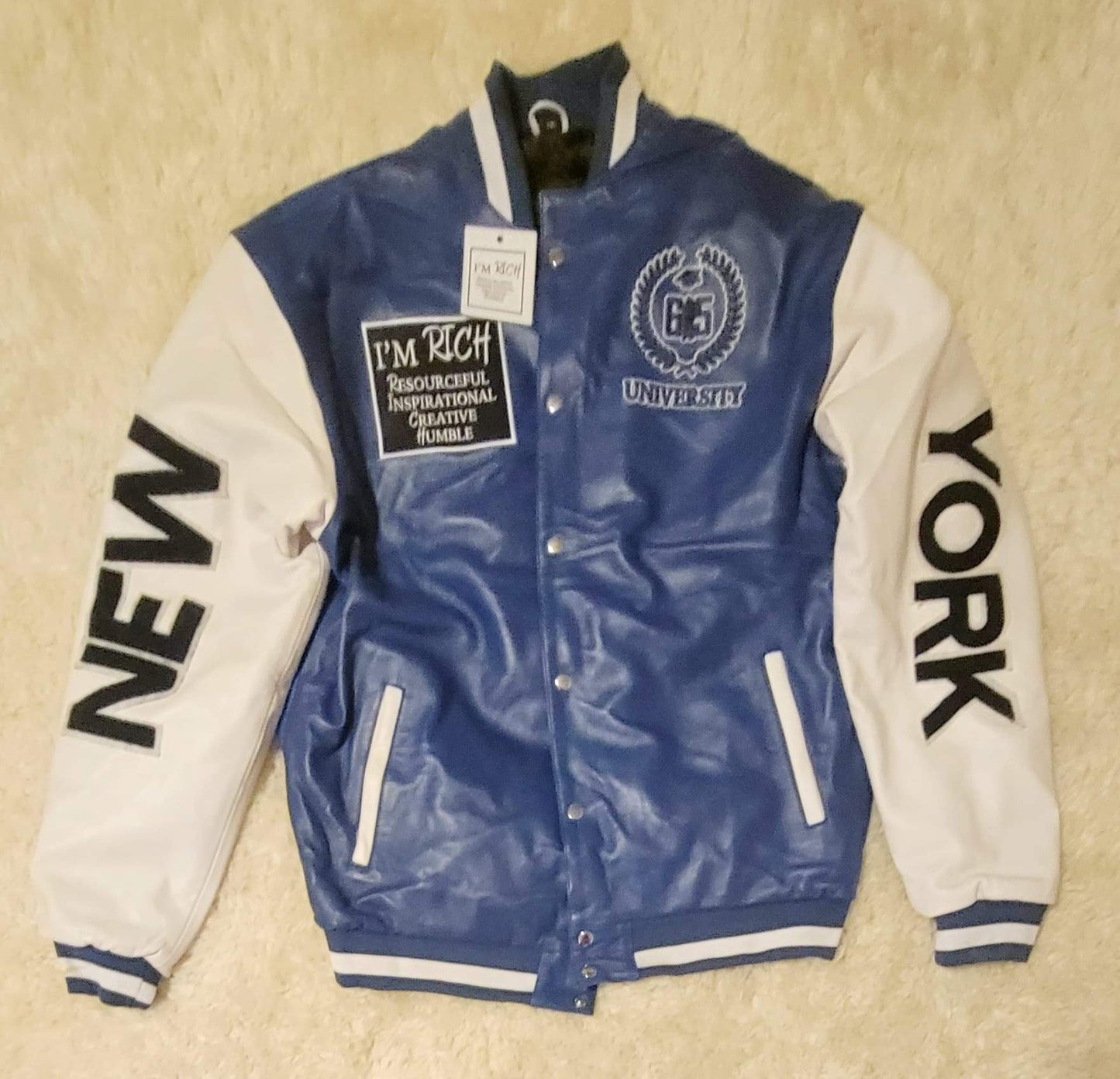 Im Rich New York Varsity Jacket