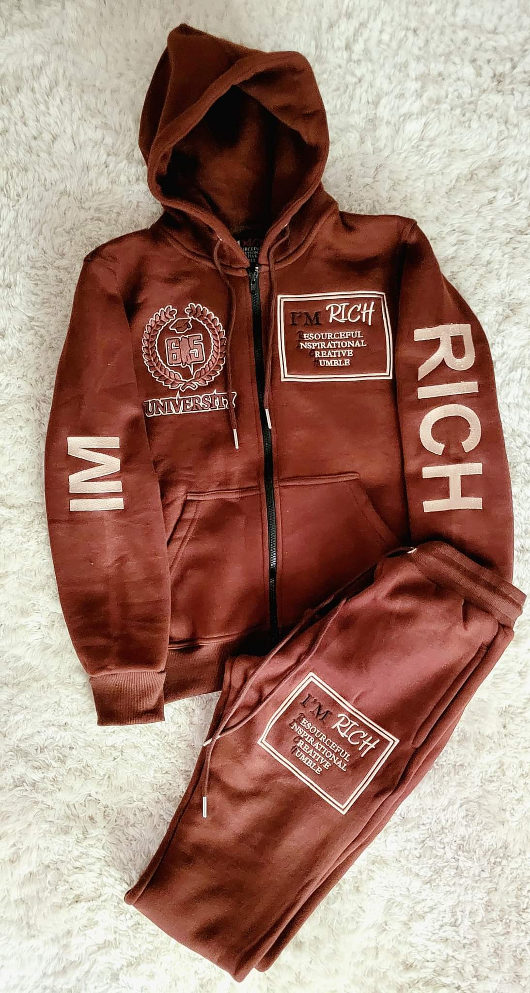Im Rich LV inspired Jogging Suit