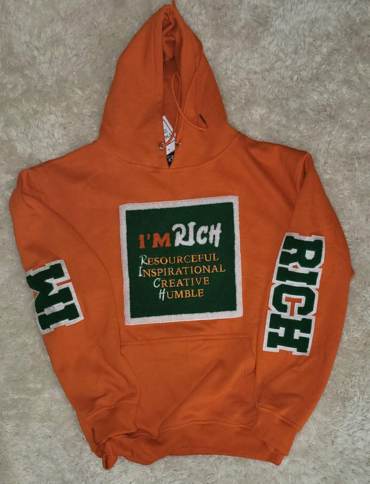 Im Rich Orange hoodie